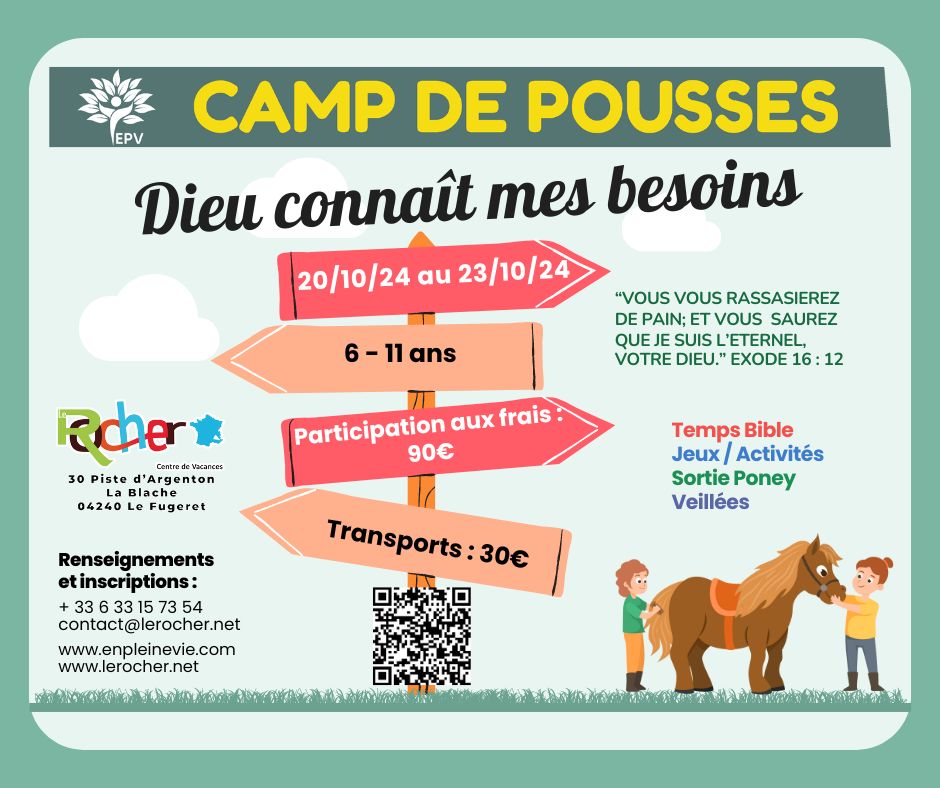 camp de pousse